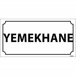 Yemekhane Levhası 12x24 cm