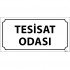 Tesisat Odası Levhası 12x24 cm