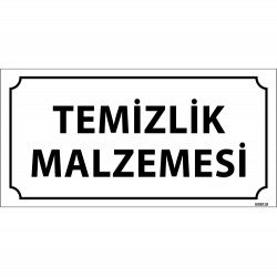 Temizlik Malzemesi Levhası 12x24 cm