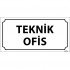 Teknik Ofis Levhası 12x24 cm