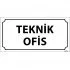 Teknik Ofis Levhası 12x24 cm
