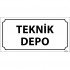 Teknik Depo Levhası 12x24 cm
