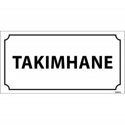TakımHane Levhası 12x24 cm