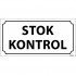 Stok Kontrol Levhası 12x24 cm