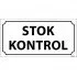 Stok Kontrol Levhası 12x24 cm