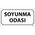 Soyunma Odası Levhası 12x24 cm