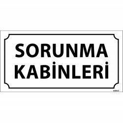 Soyunma Kabinleri Levhası 12x24 cm
