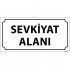 Sevkiyat Alanı Levhası 12x24 cm
