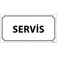 Servis Levhası 12x24 cm