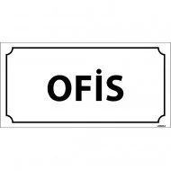 Ofis Levhası 12x24 cm