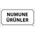 Numune Ürünler Levhası 12x24 cm