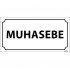 Muhasebe Levhası 12x24 cm
