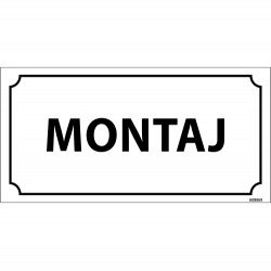 Montaj Levhası 12x24 cm