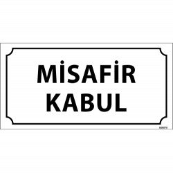 Misafir Kabul Levhası 12x24 cm