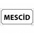 Mescid Levhası 12x24 cm