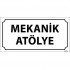 Mekanik Atölye Levhası 12x24 cm