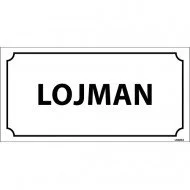 Lojman Levhası 12x24 cm