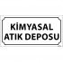 Kimyasal Atık Deposu Levhası 12x24 cm