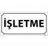 İşletme Levhası 12x24 cm
