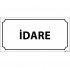 İdare Levhası 12x24 cm
