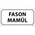 Fason Mamül Levhası 12x24 cm