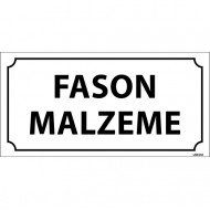 Fason Malzeme Levhası 12x24 cm