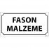 Fason Malzeme Levhası 12x24 cm