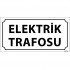 Elektrik Trafosu Levhası 12x24 cm