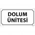 Dolum Ünitesi Levhası 12x24 cm