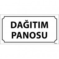 Dağıtım Panosu Levhası 12x24 cm
