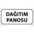 Dağıtım Panosu Levhası 12x24 cm