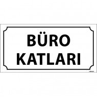 Büro Katları Levhası 12x24 cm