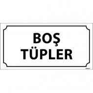Boş Tüpler Levhası 12x24 cm