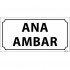 Ana Ambar Levhası 12x24 cm