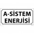 A-Sistem Enerjisi Levhası 12x24 cm