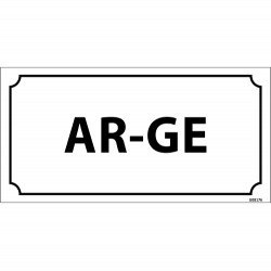 AR-GE Levhası 12x24 cm