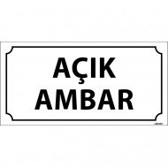 Açık Ambar Levhası 12x24 cm