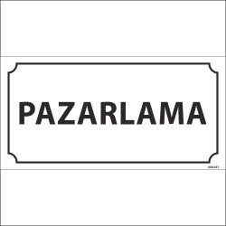 Pazarlama Levhası 12x24 cm