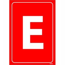 E Levhası 25x35 cm