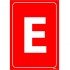 E Levhası 25x35 cm