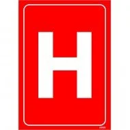 H Levhası 25x35 cm