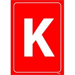 K Levhası 25x35 cm