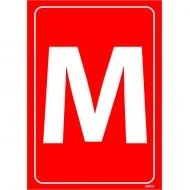 M Levhası 25x35 cm