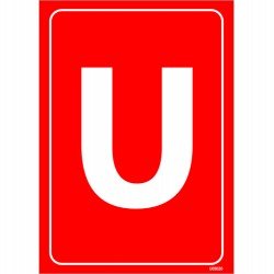 U Levhası 25x35 cm
