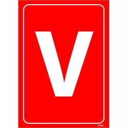 V Levhası 25x35 cm
