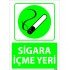 Sigara İçme Yeri Levhası 25x35 cm