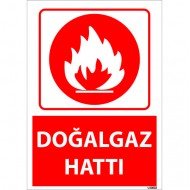 Doğalgaz Hattı Levhası 25x35 cm