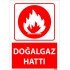 Doğalgaz Hattı Levhası 25x35 cm