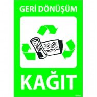Geri Dönüşüm Kağıt Levhası 25x35 cm
