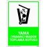 Yabancı Madde Toplama Kutusu Levhası 25x35 cm